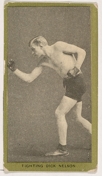 "Fighting" Dick Nelson, from the Pugilistic Subjects series (T226), issued by Red Sun Cigarettes, Issued by Red Sun Cigarettes, Commercial color lithograph 