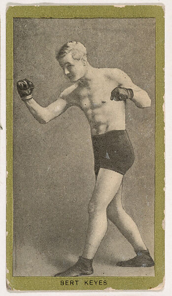 Burt Keyes, from the Pugilistic Subjects series (T226), issued by Red Sun Cigarettes, Issued by Red Sun Cigarettes, Commercial color lithograph 