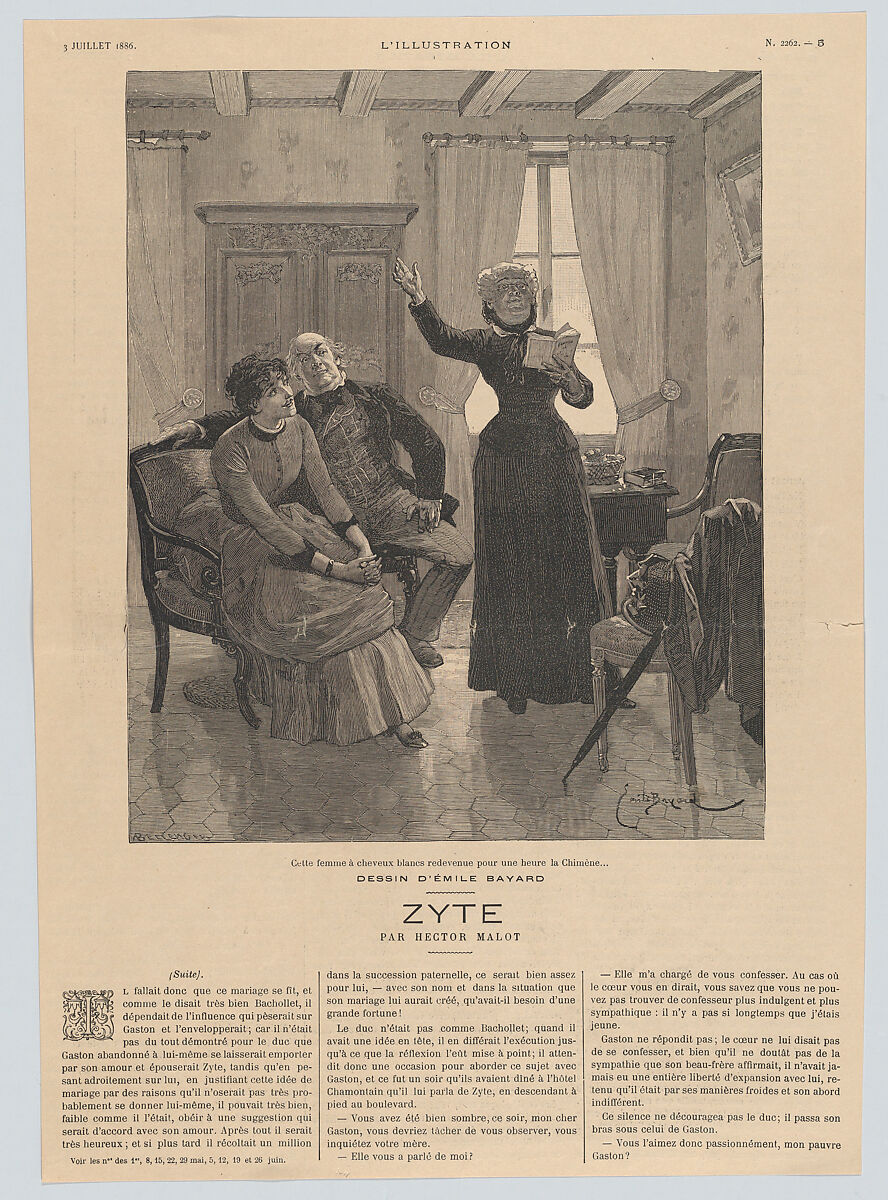 A soldier was signaling to them to stay away, from "L'Illustration", Emile Bayard (French, La Ferté-sous-Jouarre 1837–1891 Cairo), Wood engraving