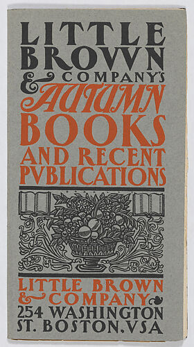 Little Brown & Company's Autumn Books and Recent Publications