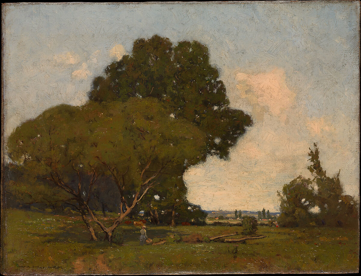 The Trees, Early Afternoon, France, William A. Harper (American (born Canada), Cayuga 1873–1910 Mexico City), Oil on canvas, American 