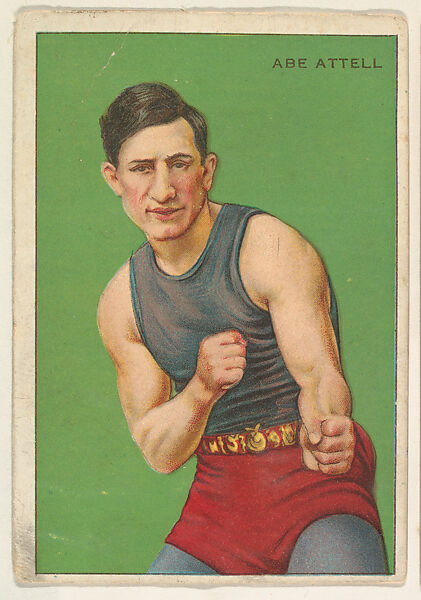 Abe Attell, from the Series of Champions (T227), Issued by Honest Long Cut Tobacco, Commercial color lithograph 