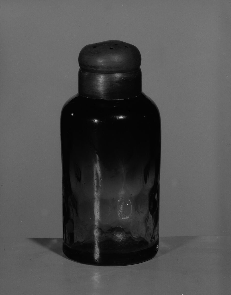 Salt Caster, Probably New England Glass Company (American, East Cambridge, Massachusetts, 1818–1888), Blown glass, American 