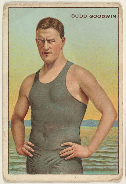 Budd Goodwin, from the Series of Champions (T227), Issued by Honest Long Cut Tobacco, Commercial color lithograph 