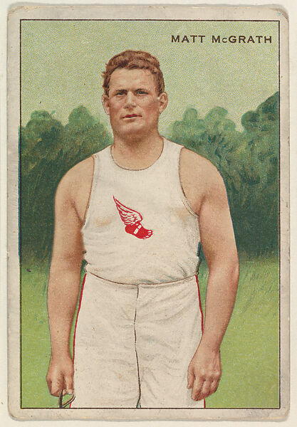 M. J. McGrath, from the Series of Champions (T227), Issued by Honest Long Cut Tobacco, Commercial color lithograph 