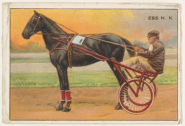Ess. H. Kay, from the Series of Champions (T227), Issued by Honest Long Cut Tobacco, Commercial color lithograph 