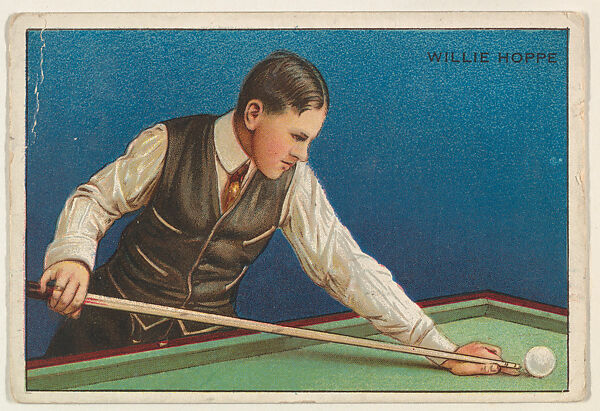 William F. Hoppe, from the Series of Champions (T227), Issued by Honest Long Cut Tobacco, Commercial color lithograph 