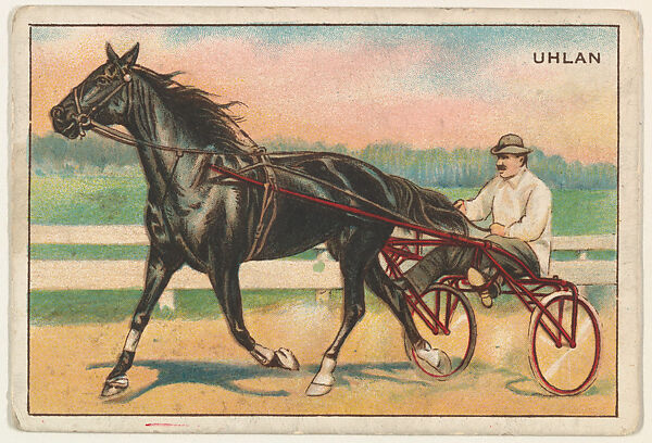 Uhlan, from the Series of Champions (T227), Issued by Honest Long Cut Tobacco, Commercial color lithograph 