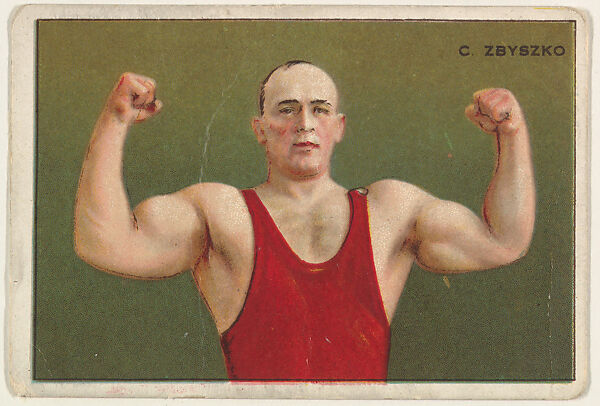 C. Zbyszko, from the Series of Champions (T227), Issued by Honest Long Cut Tobacco, Commercial color lithograph 