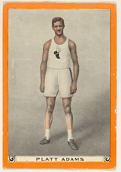 Platt Adams, from for the World's Champion Athletes series (T230), Issued by Pan Handle Scrap Company, Commercial color lithograph 
