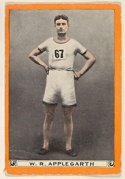 W. R. APPLEGRATH, from for the World's Champion Athletes series (T230), Issued by Pan Handle Scrap Company, Commercial color lithograph 