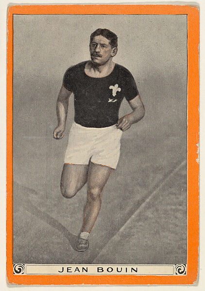 Jean Bouin, from for the World's Champion Athletes series (T230), Issued by Pan Handle Scrap Company, Commercial color lithograph 