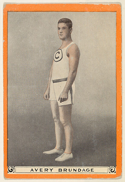 Avery Brundage, from for the World's Champion Athletes series (T230), Issued by Pan Handle Scrap Company, Commercial color lithograph 
