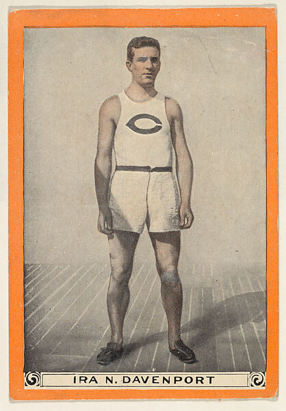 Ira Nelson Davenport, from for the World's Champion Athletes series (T230), Issued by Pan Handle Scrap Company, Commercial color lithograph 