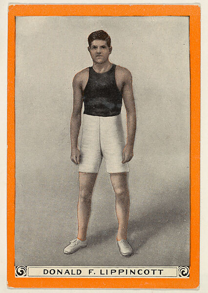 Donald F. Lippincott, from for the World's Champion Athletes series (T230), Issued by Pan Handle Scrap Company, Commercial color lithograph 