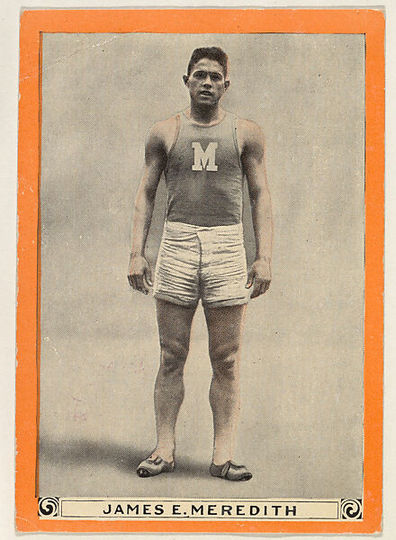 James Edward Meredith, from for the World's Champion Athletes series (T230), Issued by Pan Handle Scrap Company, Commercial color lithograph 