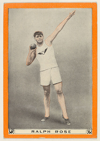 Ralph Rose, from for the World's Champion Athletes series (T230), Issued by Pan Handle Scrap Company, Commercial color lithograph 