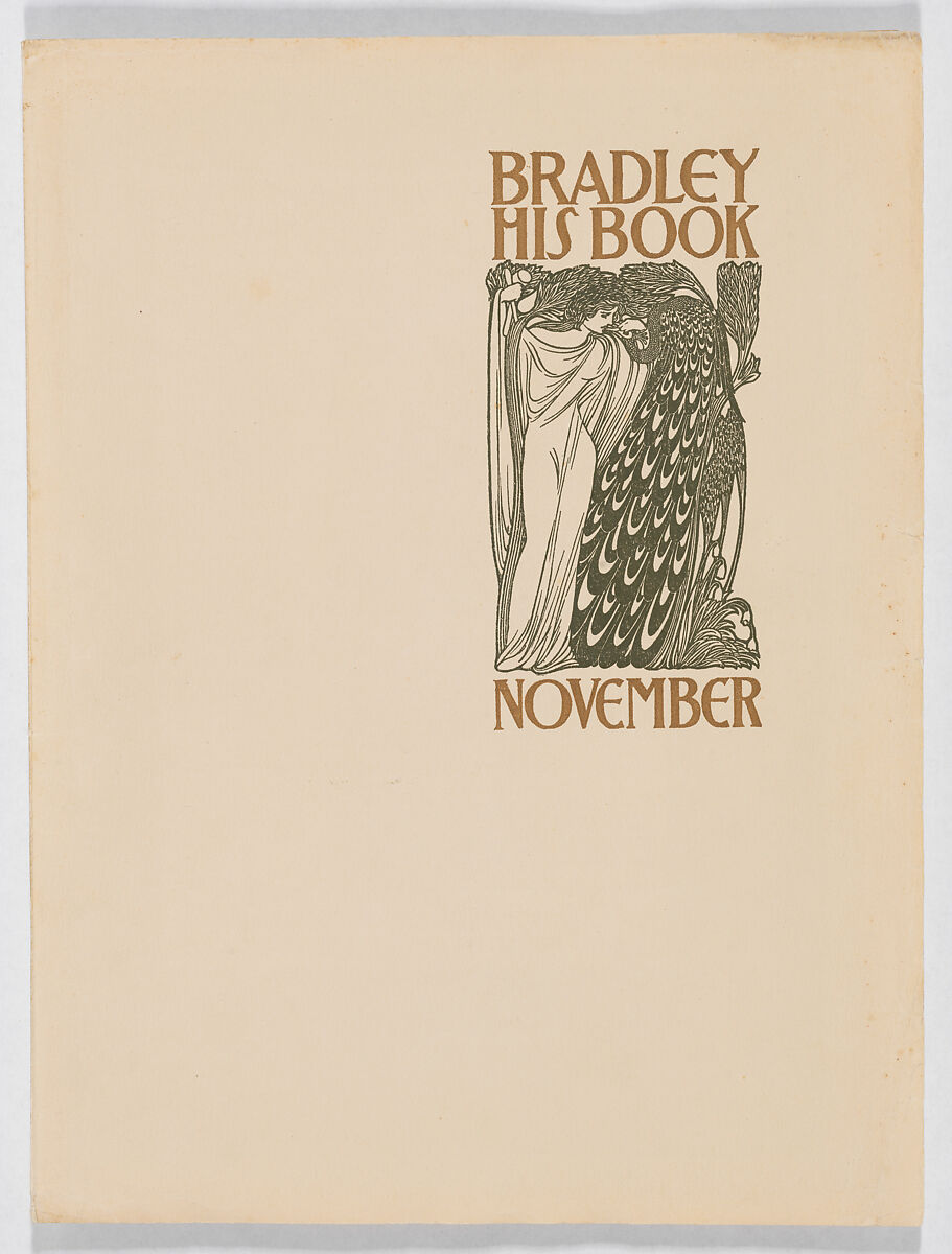 Bradley: His Book, Vol. II, No. 1, Designed and printed by William Henry Bradley (American, Boston, Massachusetts 1868–1962 La Mesa, California), Periodical with letterpress (relief process) illustrations 