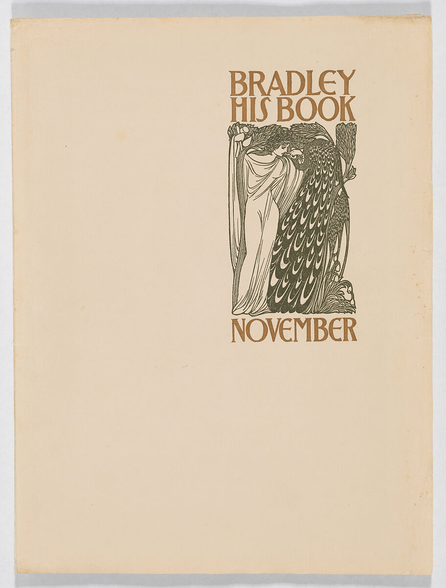 Bradley: His Book, Vol. II, No. 1, William Henry Bradley  American, Periodical with letterpress (relief process) illustrations