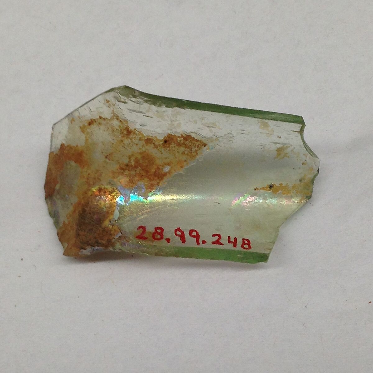 Fragment, Glass, ceramic, European or Middle Eastern 