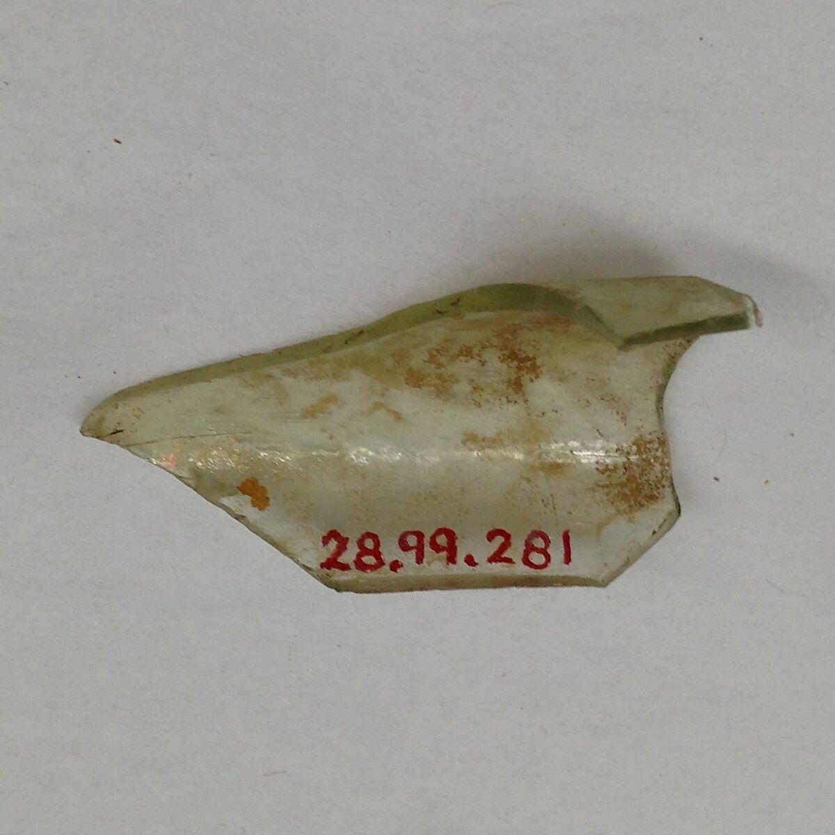 Fragment, Glass, ceramic, European or Middle Eastern 