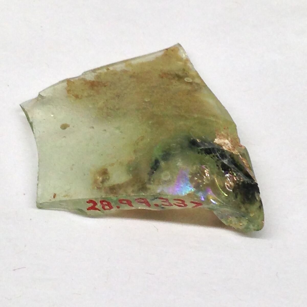 Fragment, Glass, ceramic, European or Middle Eastern 