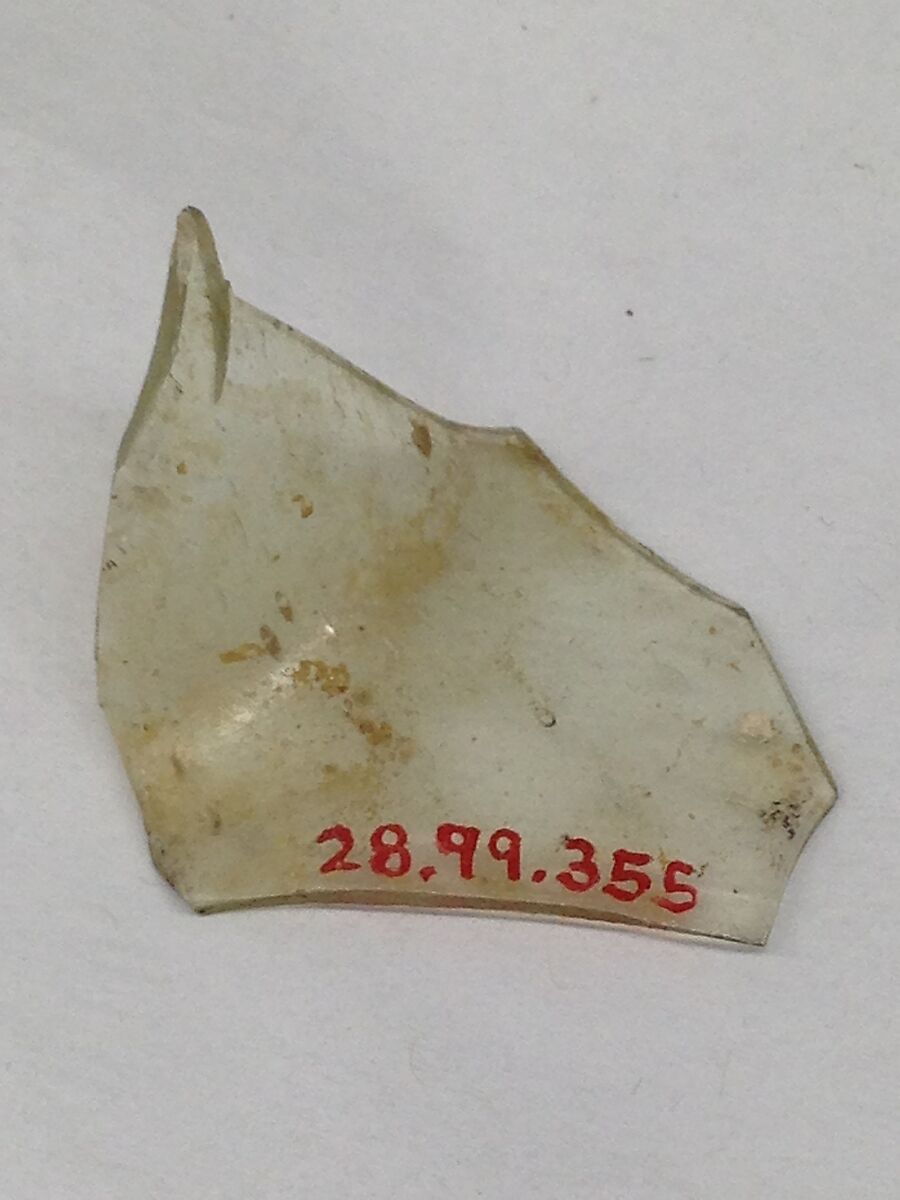 Fragment, Glass, ceramic, European or Middle Eastern 