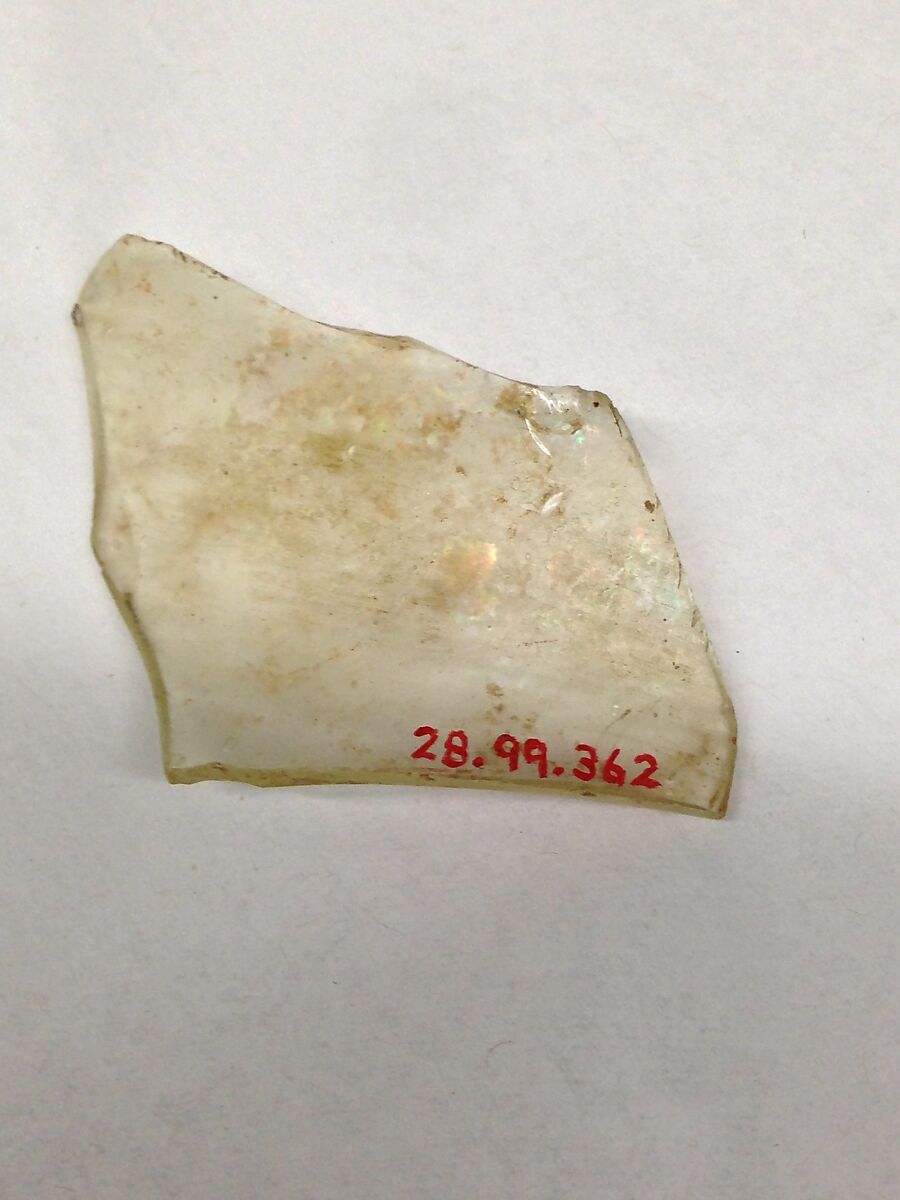 Fragment, Glass, ceramic, European or Middle Eastern 