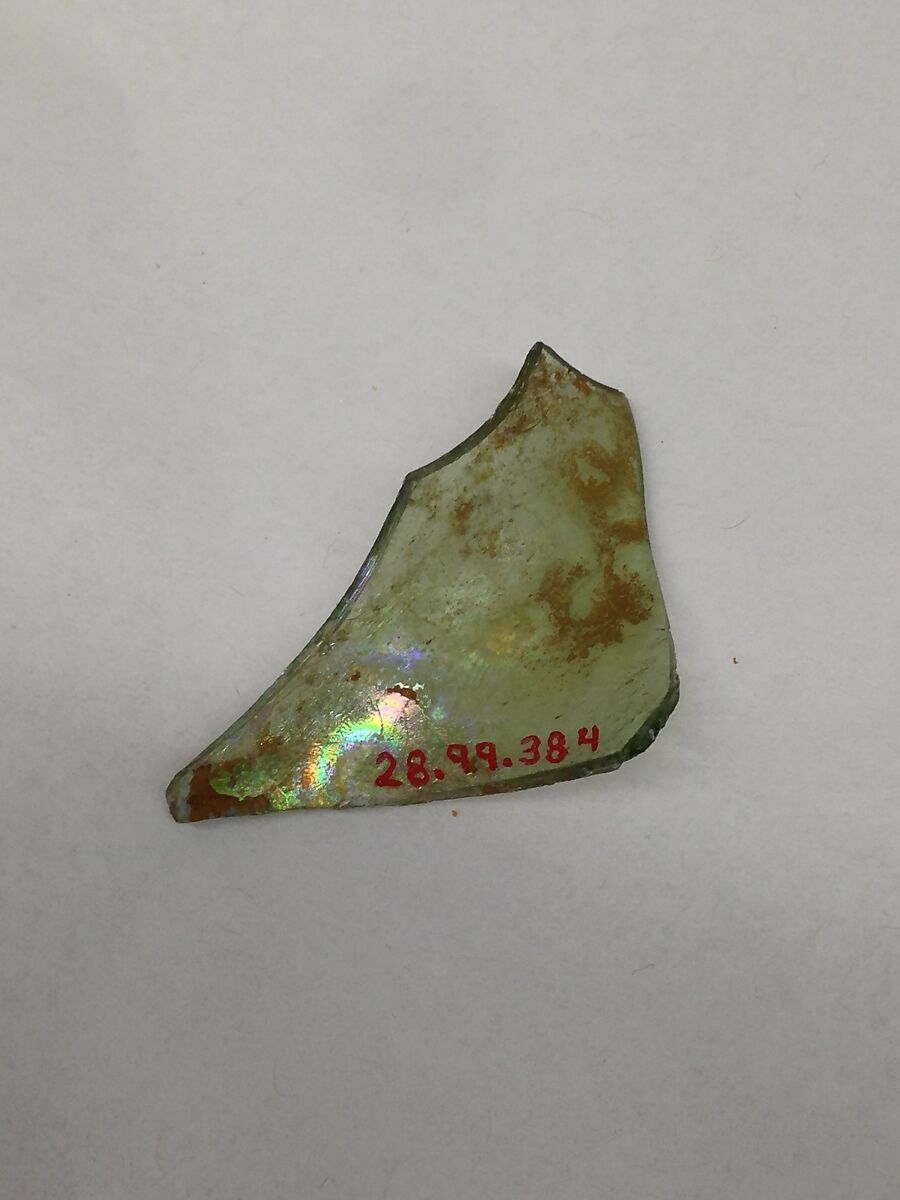 Fragment, Glass, ceramic, European or Middle Eastern 