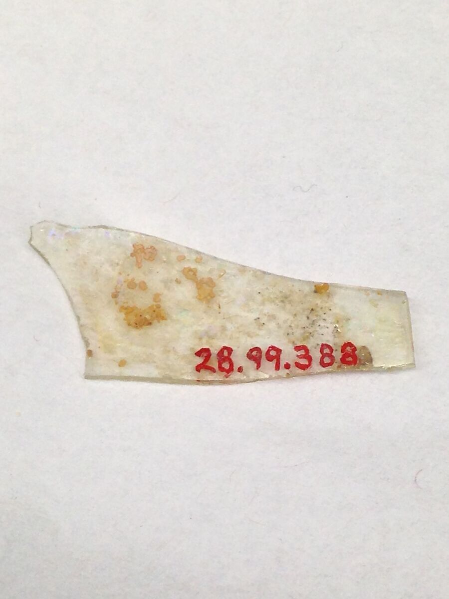 Fragment, Glass, ceramic, European or Middle Eastern 