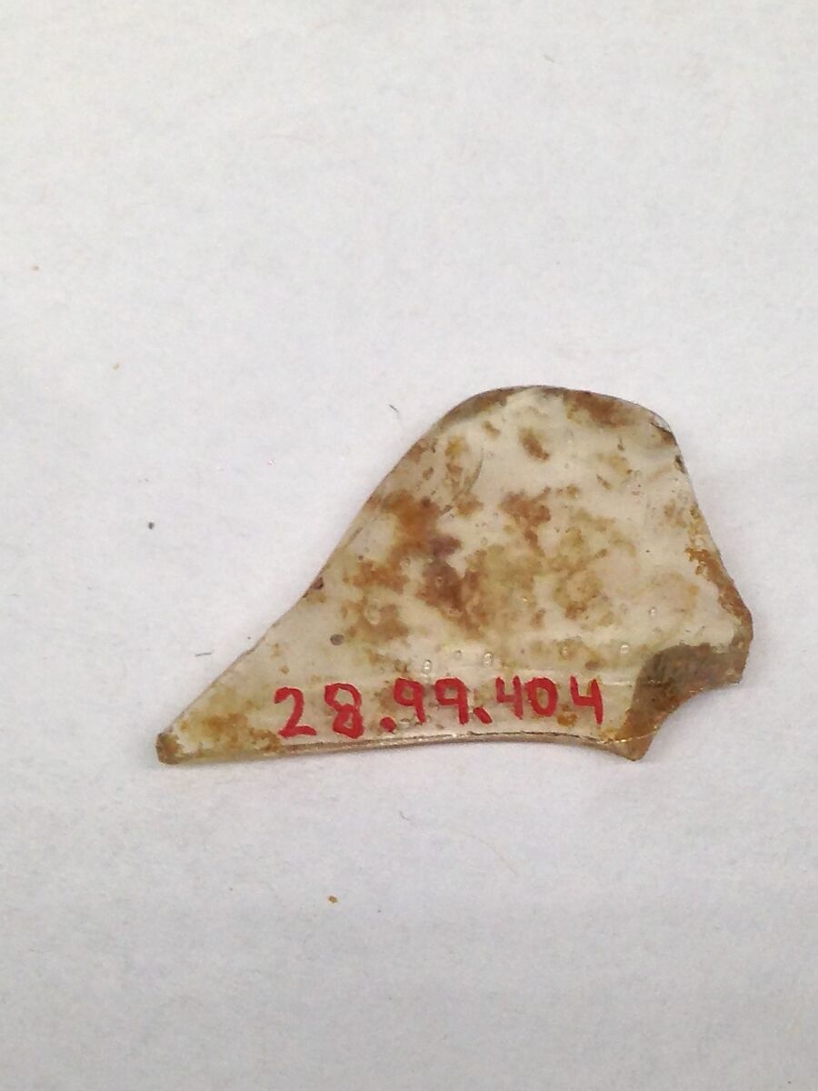 Fragment, Glass, ceramic, European or Middle Eastern 