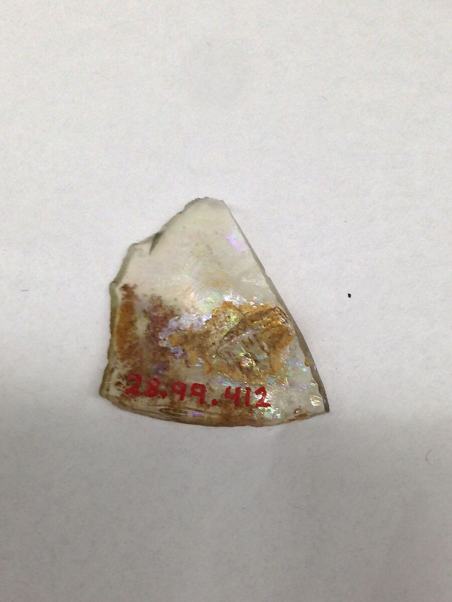 Fragment, Glass, ceramic, European or Middle Eastern 