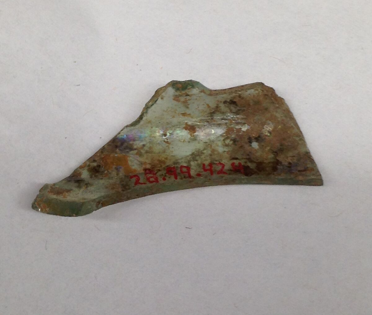 Fragment, Glass, ceramic, European or Middle Eastern 