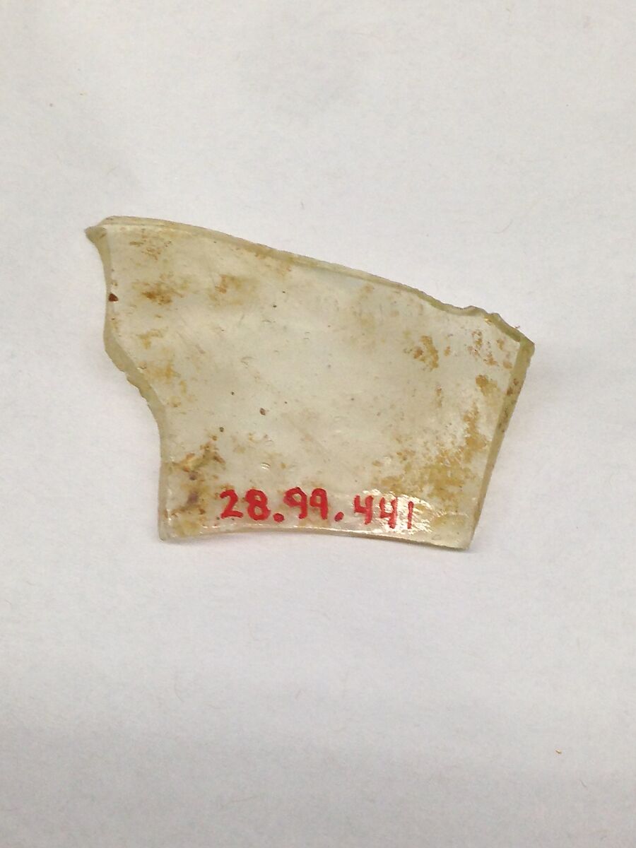 Fragment, Glass, ceramic, European or Middle Eastern 