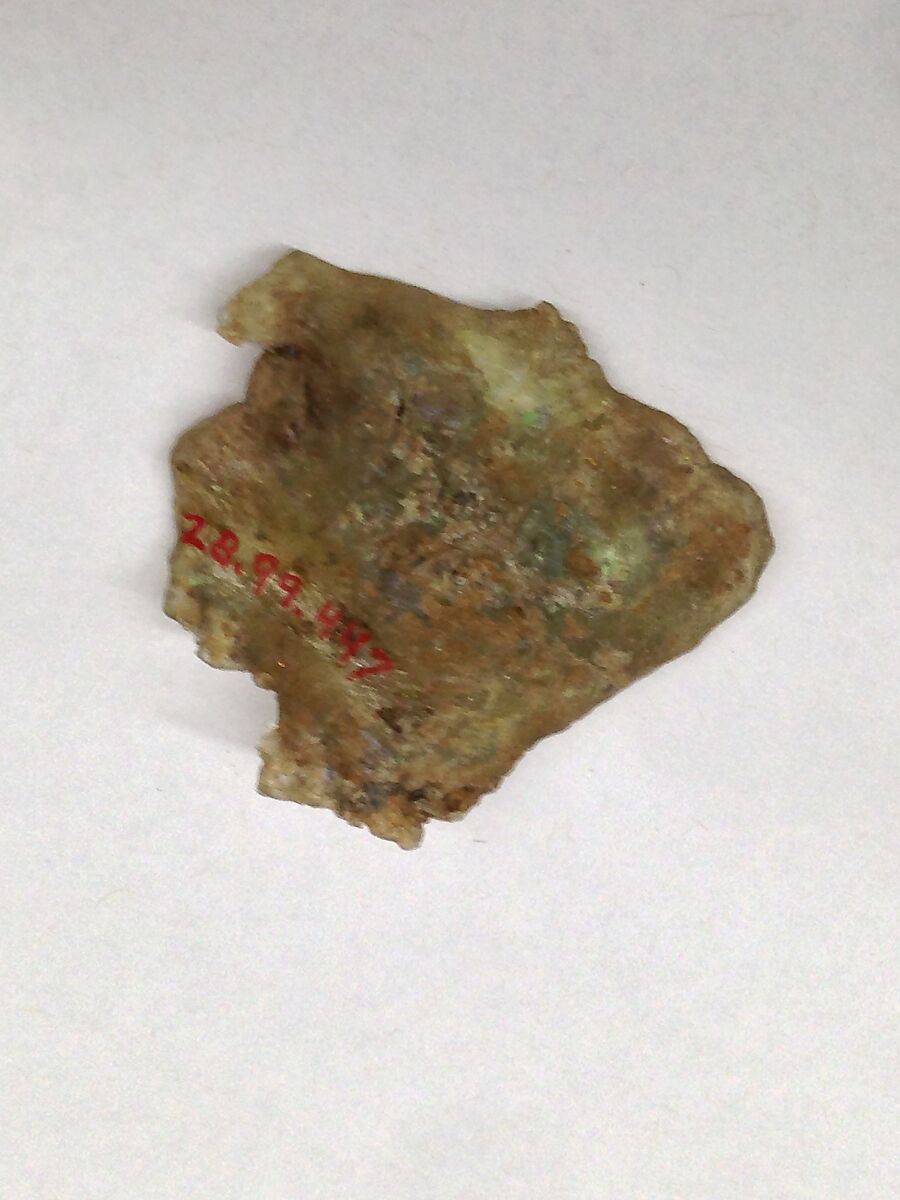 Fragment, Glass, ceramic, European or Middle Eastern 