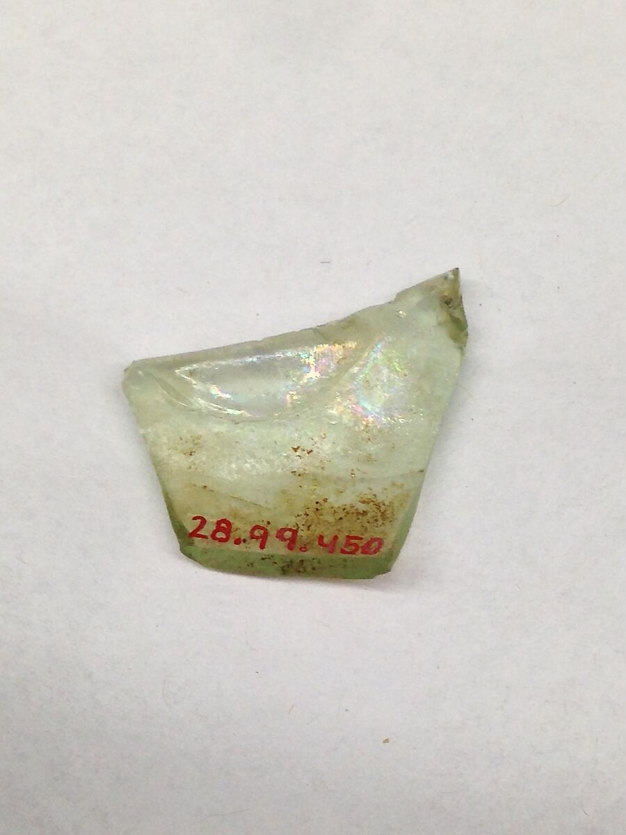 Fragment, Glass, ceramic, European or Middle Eastern 