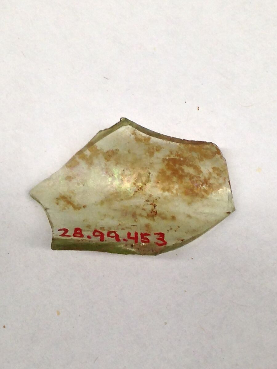 Fragment, Glass, ceramic, European or Middle Eastern 