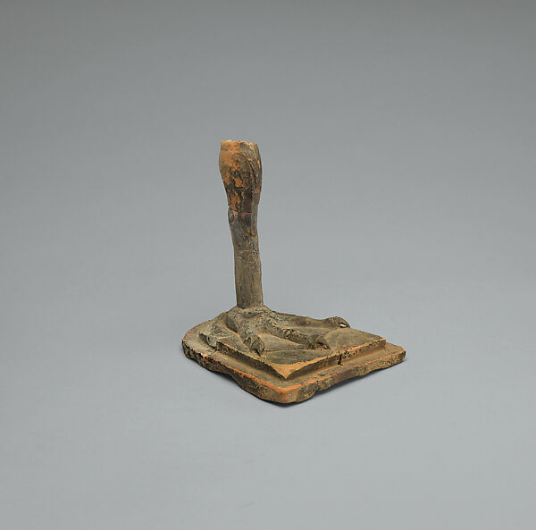 Casting Model for a Goosefoot Lamp (Yanzudeng), Earthenware, China 