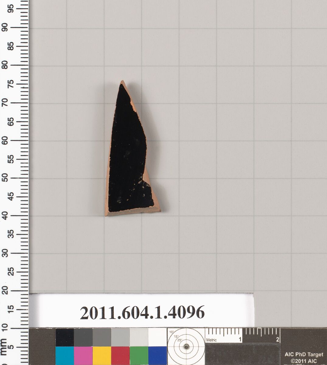 Terracotta fragment of a kylix (drinking cup), Terracotta, Greek, Attic