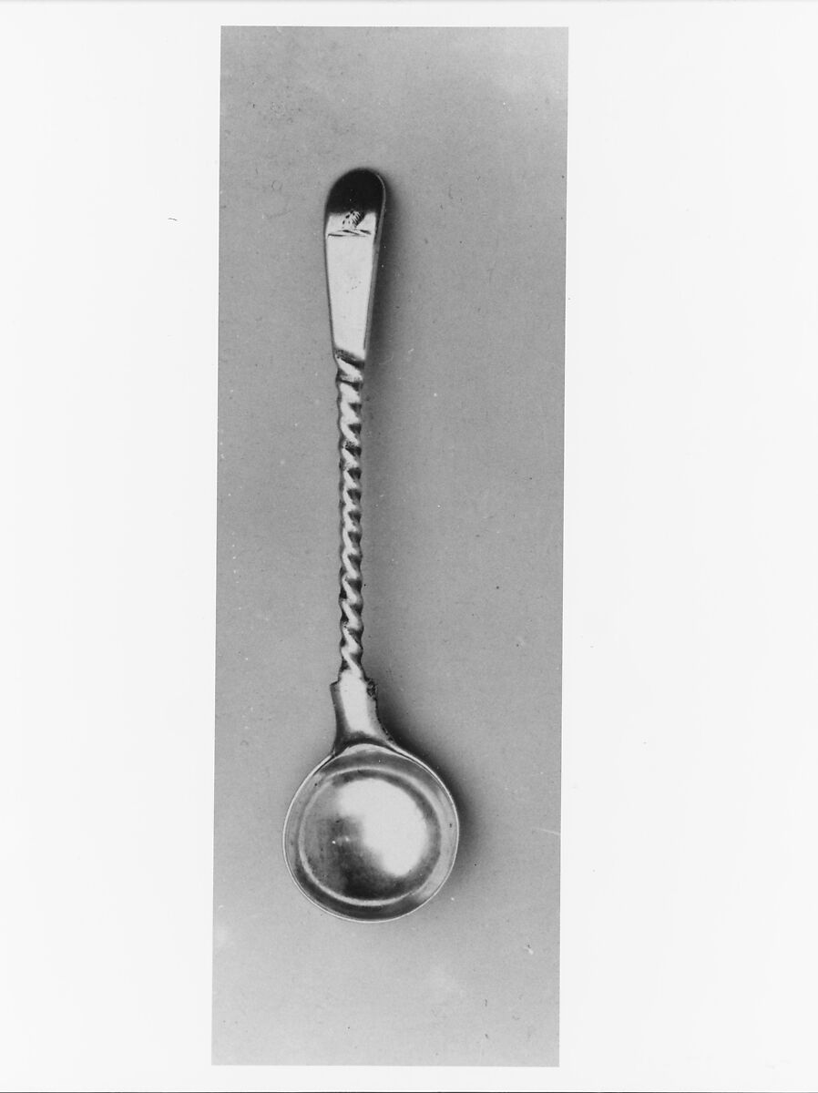 Salt Spoon, Daniel Van Voorhis (1751–1824), Silver, American
