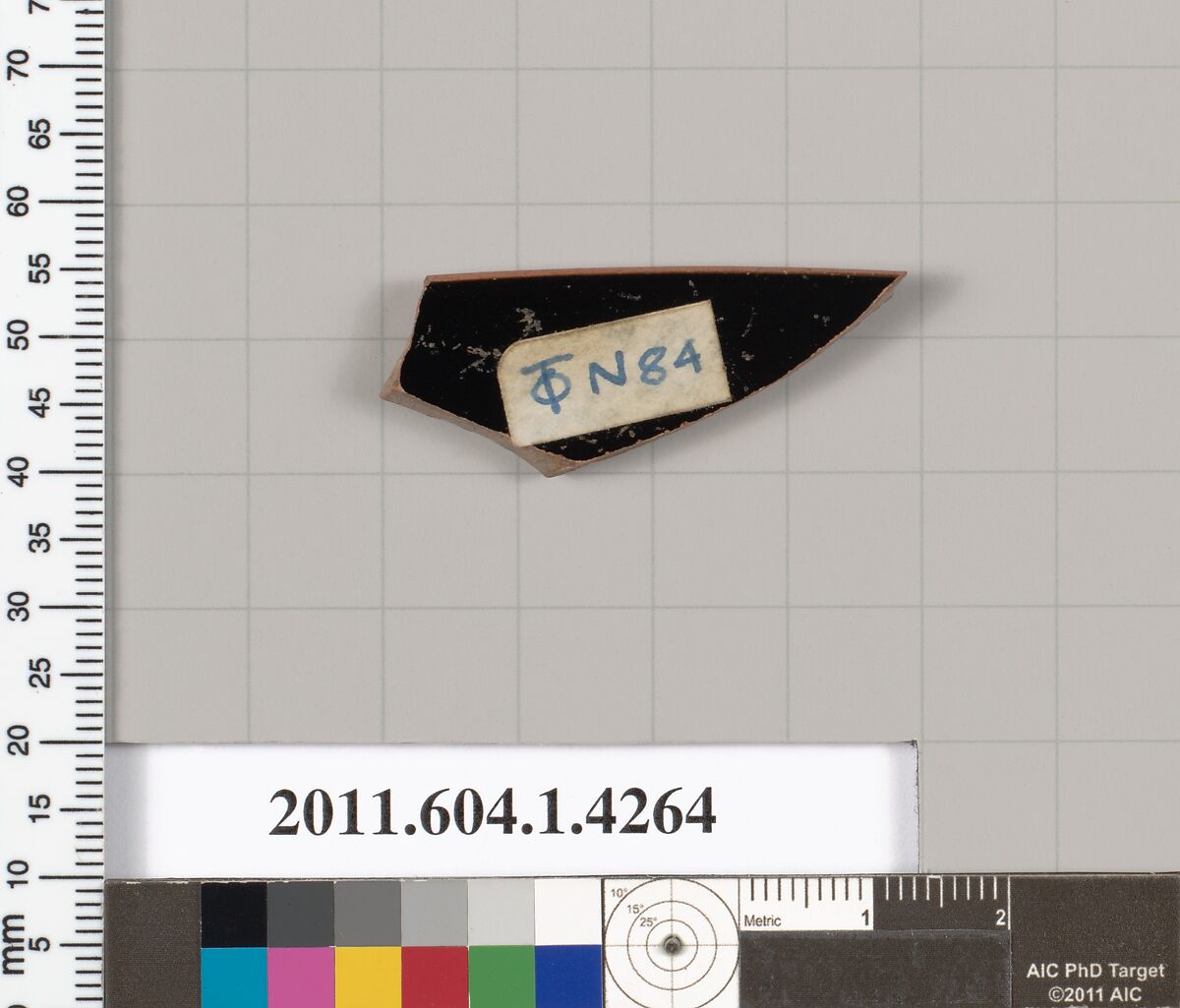 Terracotta rim fragment of a kylix (drinking cup), Terracotta, Greek, Attic