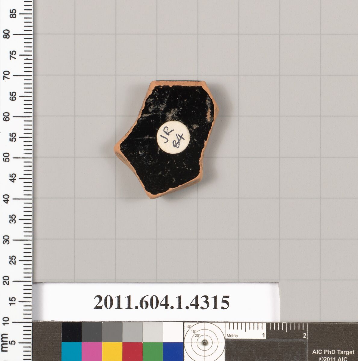 Terracotta rim fragment of a kylix (drinking cup), Terracotta, Greek, Attic