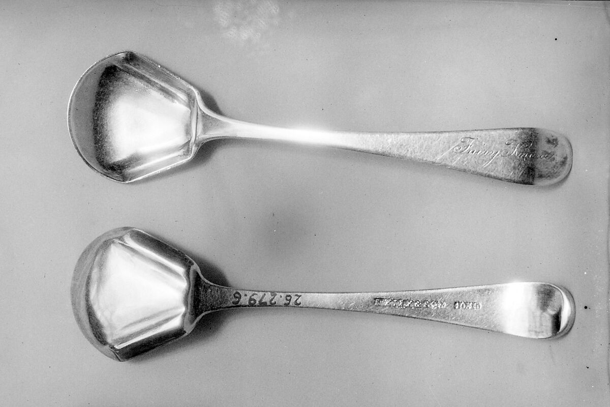 Salt Spoon, Samuel Kirk and Son (1846–68), Silver, American 