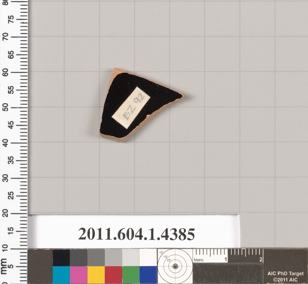 Terracotta fragment of a kylix (drinking cup), Terracotta, Greek, Attic