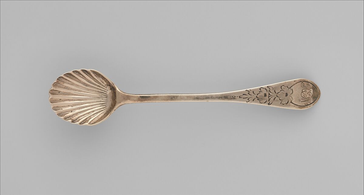 Salt Spoon, Paul Revere Jr. (American, Boston, Massachusetts 1734–1818 Boston, Massachusetts), Silver, American 