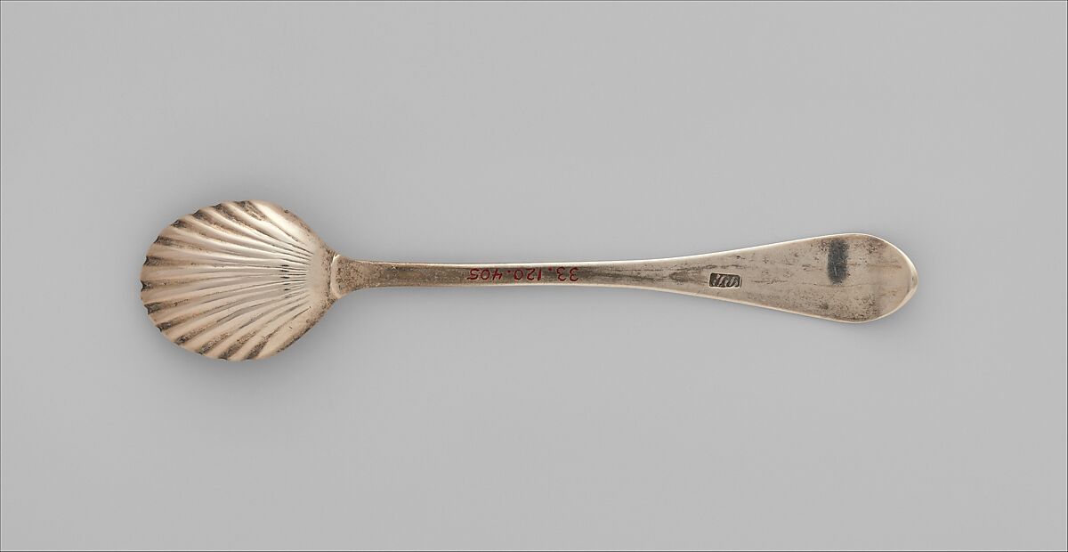 Salt Spoon, Paul Revere Jr. (American, Boston, Massachusetts 1734–1818 Boston, Massachusetts), Silver, American