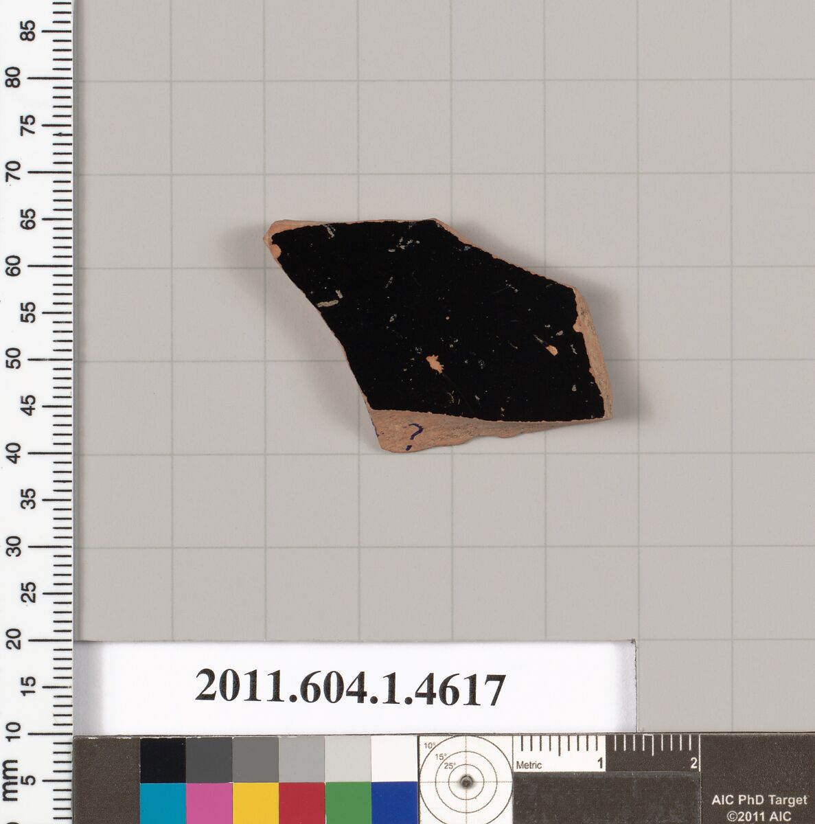 Terracotta fragment of a kylix (drinking cup), Attributed to Makron ? [DvB], Terracotta, Greek, Attic