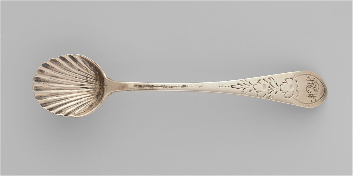 Salt Spoon, Paul Revere Jr. (American, Boston, Massachusetts 1734–1818 Boston, Massachusetts), Silver, American 