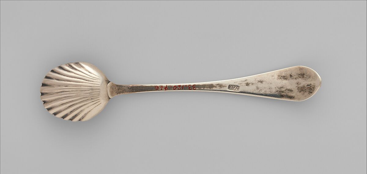Salt Spoon, Paul Revere Jr. (American, Boston, Massachusetts 1734–1818 Boston, Massachusetts), Silver, American