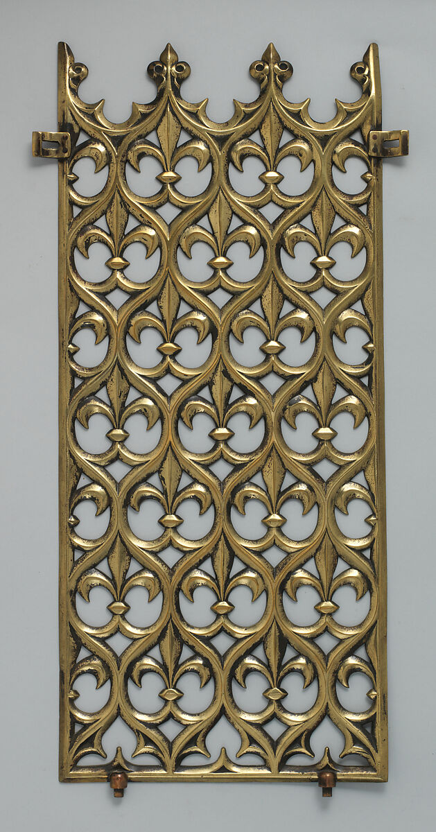 Brass finishing metal screen  Metal doors design, Grill door